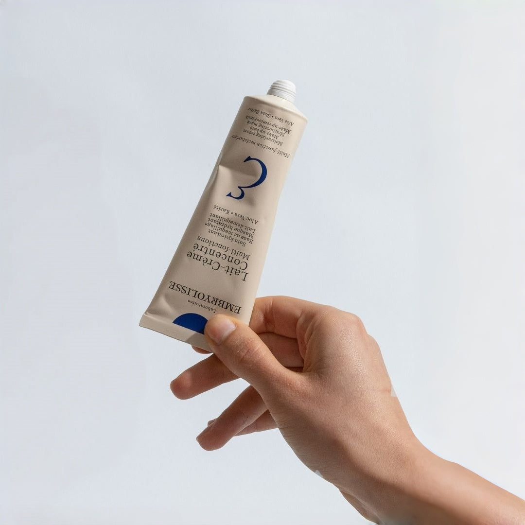 Lait-Crème Concentré Face Moisturizer and Makeup Primer, French Face Cream With Shea Butter & Aloe Vera