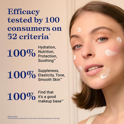 Lait-Crème Concentré Face Moisturizer and Makeup Primer, French Face Cream With Shea Butter & Aloe Vera